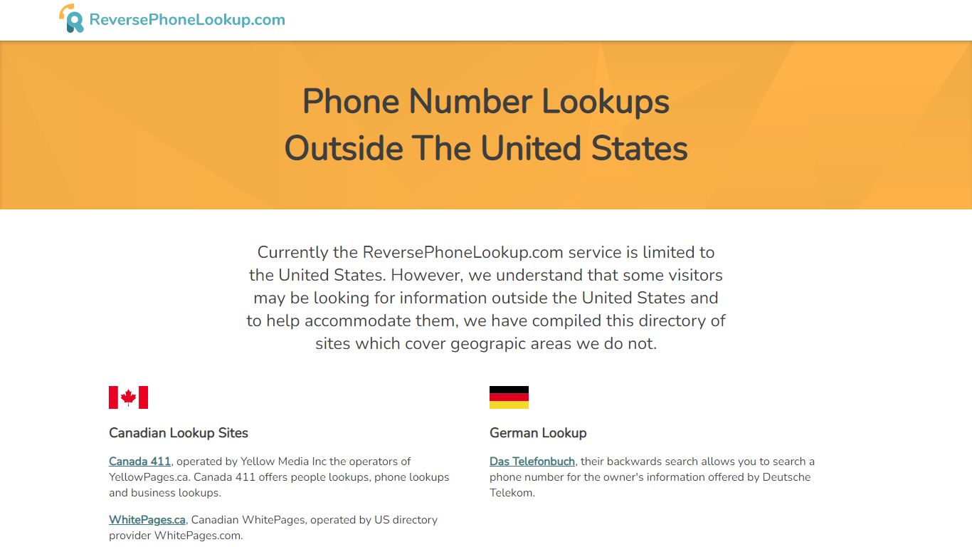 Phone Number Lookups Outside The United States - ReversePhoneLookup